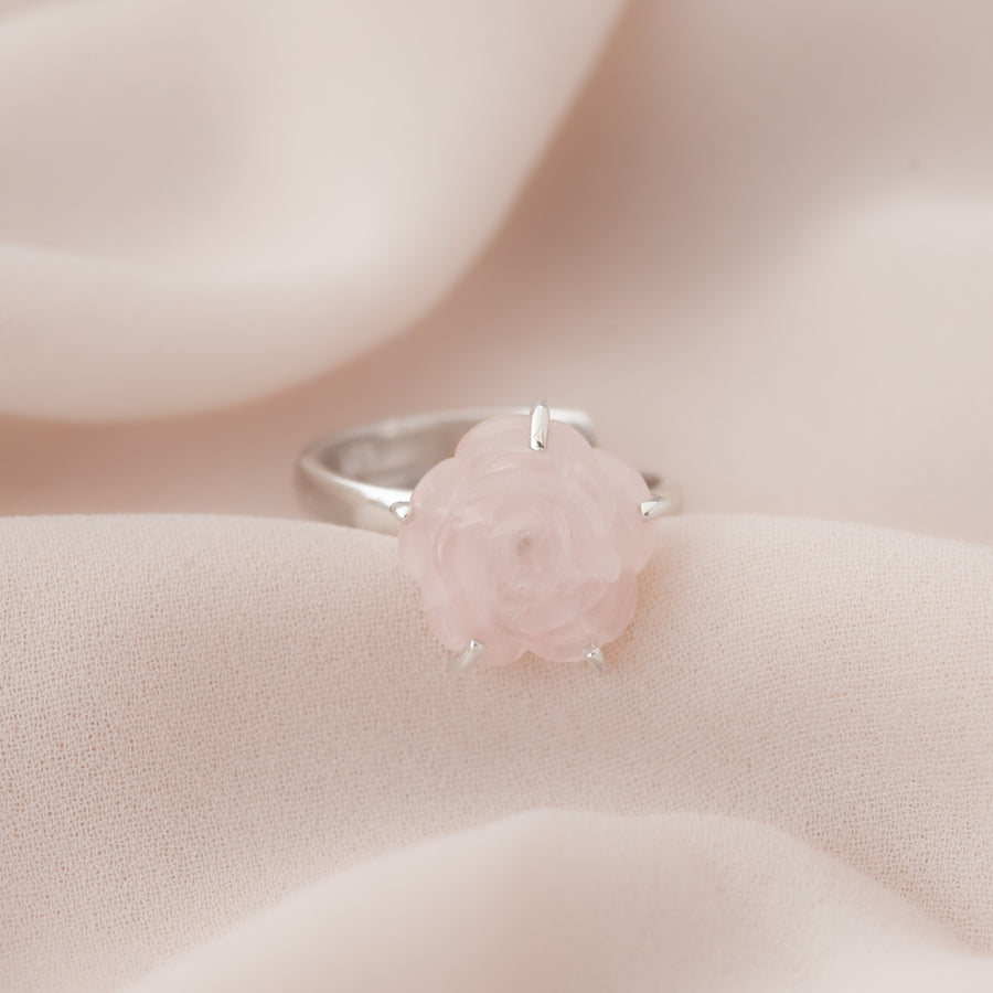 Anillo Emma Cuarzo rosa