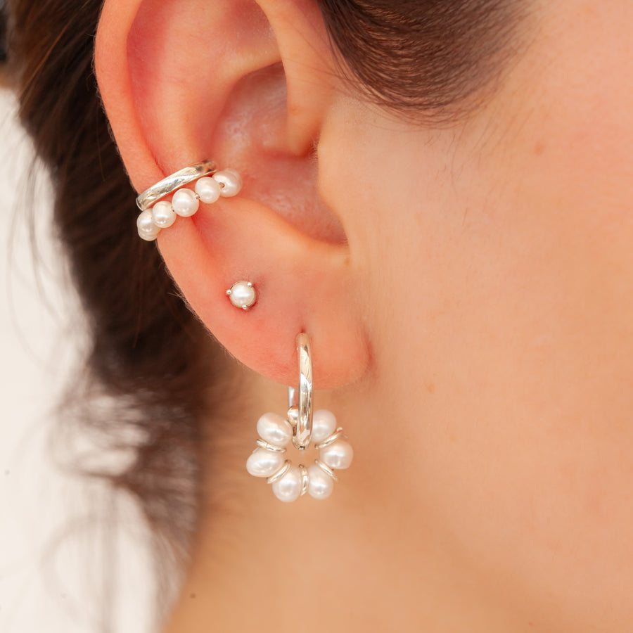 Earcuff Perlas